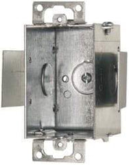 Cooper Crouse-Hinds - 1 Gang, (4) 1/2" Knockouts, Steel Rectangle Switch Box - 3" Overall Height x 2" Overall Width x 2-1/2" Overall Depth - Americas Tooling