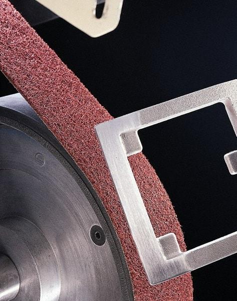 3M - 3/4" Wide x 20-1/2" OAL, Aluminum Oxide Abrasive Belt - Aluminum Oxide, Coarse, Nonwoven, Series SC-BS - Americas Tooling