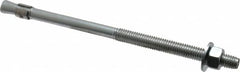 Red Head - 3/8 Inch Diameter, 3/8-16 Inch Thread, 7 Inch Overall Length, Grade 3, Wedge Expansion Concrete Anchor - Steel, Zinc Plated, 3-7/8 Inch Thread Length, Tie Wire Head, 3/8 Inch Drill - Americas Tooling