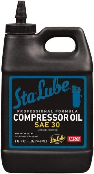 CRC - Bottle, ISO 100, SAE 30W, Air Compressor Oil - Americas Tooling