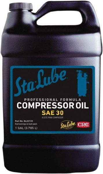 CRC - 1 Gal Bottle, ISO 100, SAE 30W, Air Compressor Oil - Americas Tooling