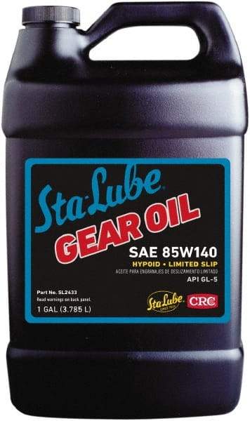 CRC - 1 Gal Bottle, Mineral Gear Oil - 27 St Viscosity at 100°C, ISO 460 - Americas Tooling