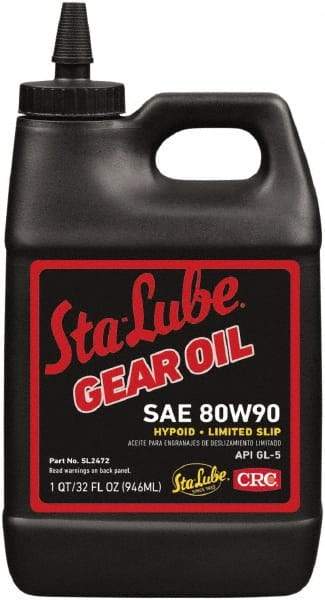 CRC - Bottle, Mineral Gear Oil - 14 St Viscosity at 100°C, ISO 150 - Americas Tooling