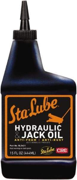 CRC - 15 oz Bottle Mineral Hydraulic Oil - 0150°F, SAE 20, ISO 46 - Americas Tooling