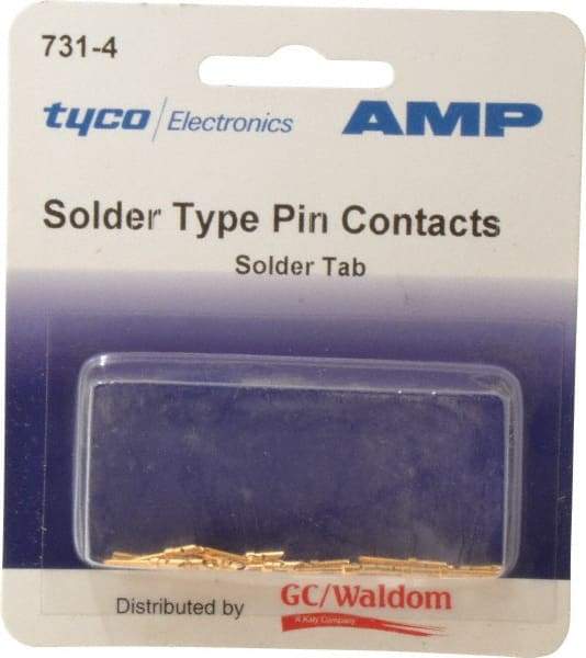 Tyco/Amp - 18 AWG Wire Modular Receptacle Plug Connector Pin Solder Cup Contact - Americas Tooling