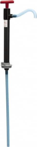 Made in USA - 9/16" Outlet, PVC Hand Operated Transfer Pump - 5 oz per Stroke, For Sanitary - Americas Tooling