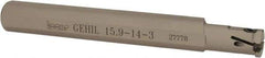 Iscar - GEHI, Internal, Left Hand, 0.102" Max Depth of Cut, 0.095 to 1/8" Groove Width, Indexable Grooving Tool Holder - GEMI.., GEPI.. Insert Compatibility, 5/8" Shank Width, 5" OAL, Through Coolant - Americas Tooling