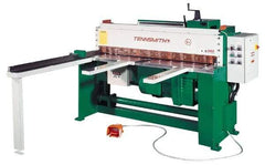 Tennsmith - 52-1/4 Inch Long Blade, Electric Power Floor Shear - 72 Inch Wide x 27 Inch Deep x 56 Inch High, 0.0787 Inch Stainless Steel Capacity, 0.1378 Inch Mild Steel Capacity, 24 Inch Back Gauge Range - Americas Tooling