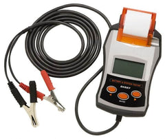 Solar - 6 to 24 Volt Digital Battery & System Tester with Integrated Printer - 40 to 2,000 CCA Range, 10' Cable - Americas Tooling