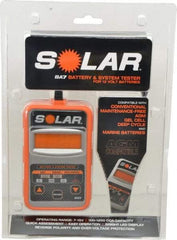 Solar - 12 Volt Digital Battery & System Tester - 100 to 1,100 CCA Range, 1-1/2' Cable - Americas Tooling