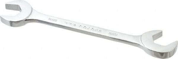 Proto - 18mm Standard Open End Wrench - 6-47/64" OAL, Double End, Chrome Finish, 15° & 60° Head Angle - Americas Tooling