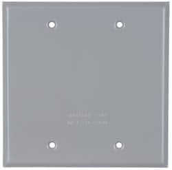 Cooper Crouse-Hinds - Electrical Outlet Box Aluminum Weatherproof Cover - Includes Gasket - Americas Tooling