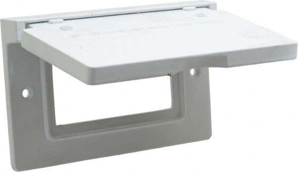 Cooper Crouse-Hinds - Electrical Outlet Box Aluminum Weatherproof Cover - Includes Gasket - Americas Tooling