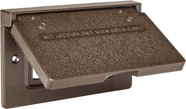 Cooper Crouse-Hinds - Electrical Outlet Box Aluminum Weatherproof Cover - Includes Gasket - Americas Tooling