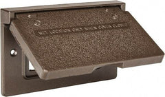 Cooper Crouse-Hinds - Electrical Outlet Box Aluminum Weatherproof Cover - Includes Gasket - Americas Tooling