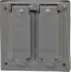 Cooper Crouse-Hinds - Electrical Outlet Box Aluminum Weatherproof Cover - Includes Gasket - Americas Tooling