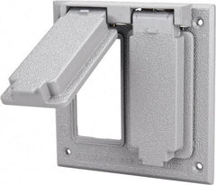 Cooper Crouse-Hinds - Electrical Outlet Box Aluminum Weatherproof Cover - Includes Gasket - Americas Tooling