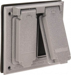 Cooper Crouse-Hinds - Electrical Outlet Box Aluminum Weatherproof Cover - Includes Gasket - Americas Tooling