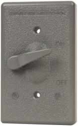 Cooper Crouse-Hinds - Electrical Outlet Box Aluminum Extended Switch Cover - Includes Gasket Stamped - Americas Tooling