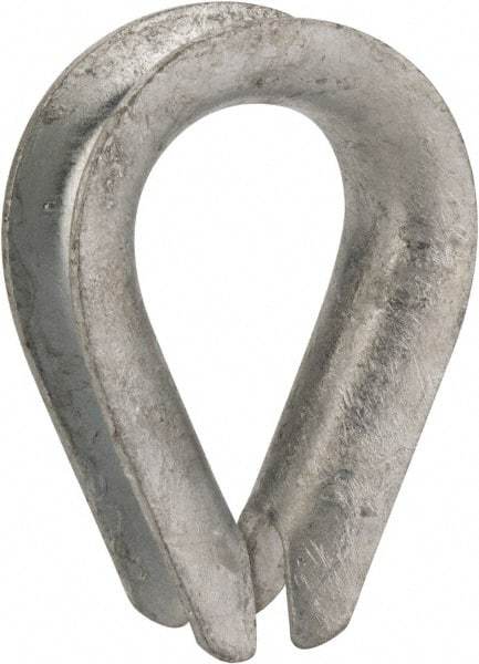 Value Collection - 5/8" Wire Rope Thimble Clip - Steel, Galvanized - Americas Tooling