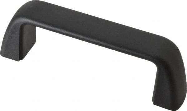 J.W. Winco - 110mm Center to Center, Black Matte Finish Plastic Pull Handle - 32mm Long, 40mm High - Americas Tooling