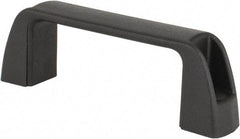 J.W. Winco - 3.68" Center to Center, Black Matte Finish Plastic Pull Handle - 1.18" Long, 1.42" High - Americas Tooling