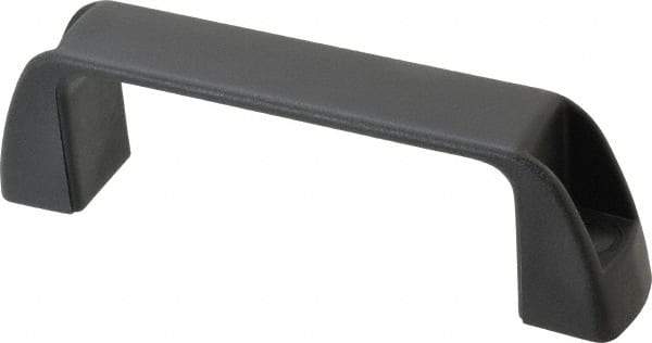 J.W. Winco - 5.2" Center to Center, Black Matte Finish Plastic Pull Handle - 1.46" Long, 1.77" High - Americas Tooling