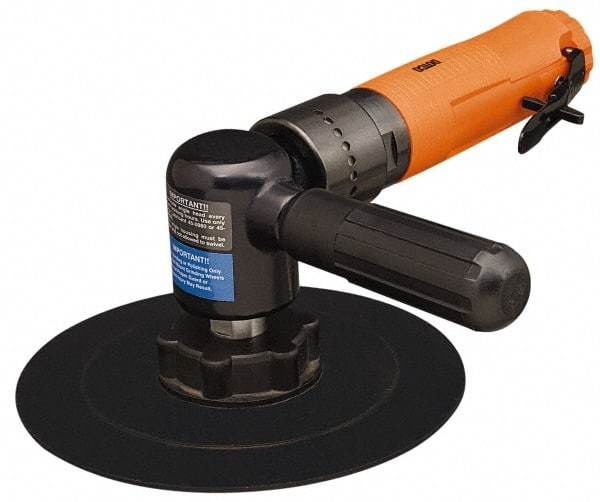 Dotco - 9,000 RPM, 0.9 hp, Handheld Pneumatic Buffer - 5/8-11" Spindle Thread, 1/4" Inlet - Americas Tooling