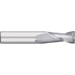 Titan USA - Square End Mills; Mill Diameter (Decimal Inch): 0.1094 ; Number of Flutes: 2 ; Length of Cut (Inch): 3/8 ; Length of Cut (Decimal Inch): 0.3750 ; Material: Solid Carbide ; Finish/Coating: Uncoated - Exact Industrial Supply