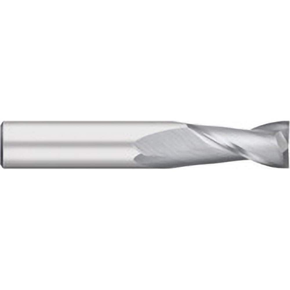 Titan USA - Square End Mills; Mill Diameter (Decimal Inch): 0.1406 ; Number of Flutes: 2 ; Length of Cut (Inch): 9/16 ; Length of Cut (Decimal Inch): 0.5625 ; Material: Solid Carbide ; Finish/Coating: Uncoated - Exact Industrial Supply