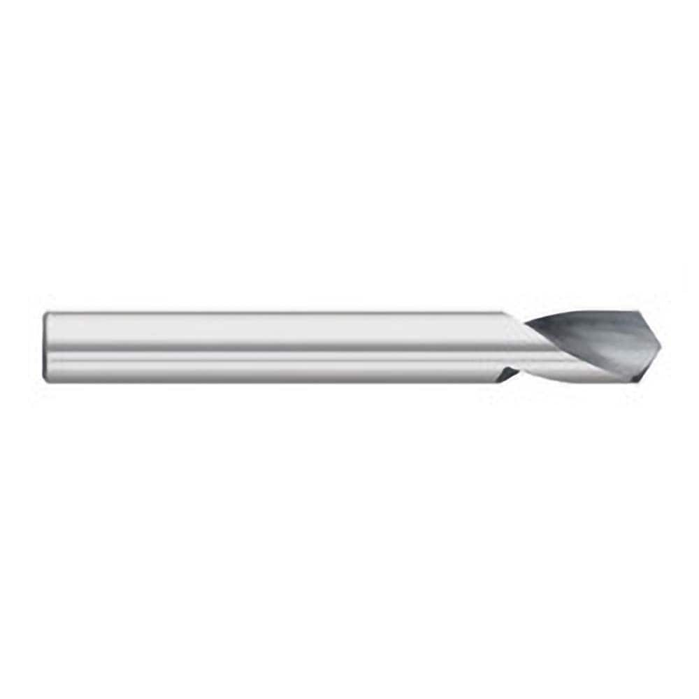 Titan USA - Spotting Drills; Body Diameter (Inch): 5/8 ; Body Diameter (Decimal Inch): 5/8 ; Drill Point Angle: 142 ; Spotting Drill Material: Solid Carbide ; Spotting Drill Finish/Coating: Uncoated ; Overall Length (Inch): 3 - Exact Industrial Supply