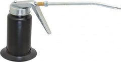 PRO-LUBE - 180 mL Capcity, 6" Long Rigid Spout, Pistol-Grip Oiler - Steel Pump, Steel Body, Powder Coated - Americas Tooling