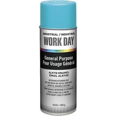 Krylon - Sky Blue, Gloss, Enamel Spray Paint - 9 to 13 Sq Ft per Can, 10 oz Container, Use on Ceramics, Glass, Metal, Plaster, Wood - Americas Tooling