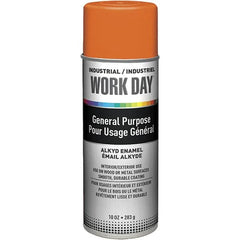 Krylon - Orange, Gloss, Enamel Spray Paint - 9 to 13 Sq Ft per Can, 10 oz Container, Use on Ceramics, Glass, Metal, Plaster, Wood - Americas Tooling