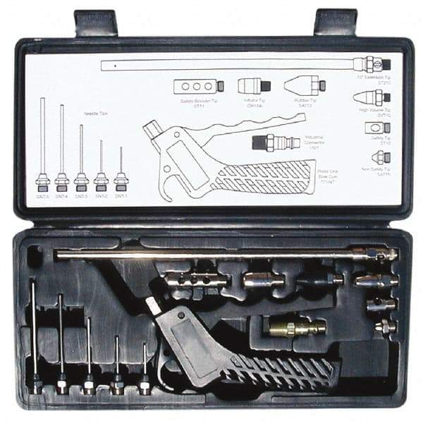 Coilhose Pneumatics - Plastic Blow Gun Kits - 1/4 Inlet, 150 Max psi - Americas Tooling