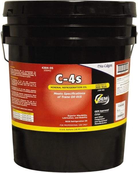 Nu-Calgon - 5 Gallon Pail Mineral Oil Refrigeration Oil - Americas Tooling