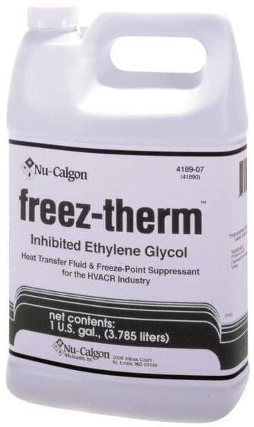 Nu-Calgon - 55 Gallon Heat-Transfer Antifreeze Fluid - Comes in Drum, Ethylene Glycol Composition - Americas Tooling