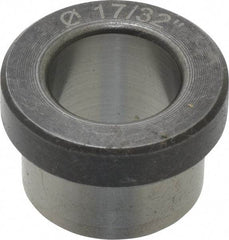 Value Collection - Type H, 17/32" Inside Diam, Head, Press Fit Drill Bushing - 3/4" Body Outside Diam, 3/8" Length Under Head, Steel - Americas Tooling