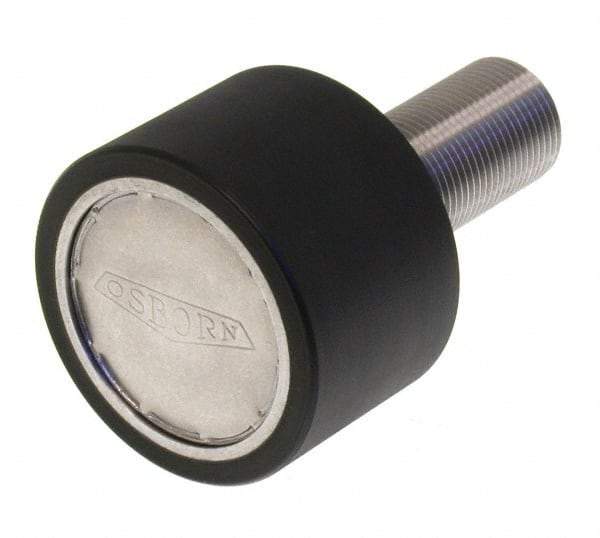 Osborn International - 2" Roller Diam x 1-11/16" Width, 7/8" Stud Diam x 2" Length, Plain Stud Load Runner - Urethane, 1-1/8" Thread Length, 7/8-14 Thread, 3-11/16" OAL, 340 Lb Dynamic Cap - Americas Tooling