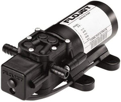 FloJet - 3/8 Inlet Size, 3/8 Outlet Size, Demand Switch 40 PSI, Diaphragm Spray Pump - 12 Input Voltage, Santoprene, Polypropylene, 1.00 Max GPM, Barbed - Americas Tooling