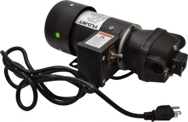 FloJet - 1/10 HP, 1/2 Inlet Size, 1/2 Outlet Size, with Manual onand off Switch, Diaphragm Spray Pump - 115 Input Voltage, Santoprene, Polypropylene, 3.20 Max GPM, 2500 Max RPM, Barbed - Americas Tooling