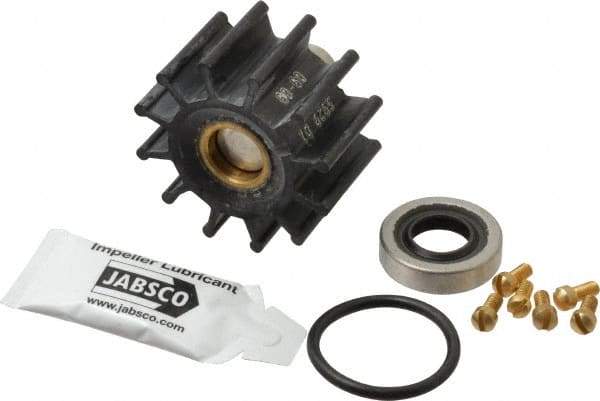 Jabsco - Neoprene Impeller Kit Repair Part - Contains Impeller, Seal, Gasket, For Use with Jabsco Model 11810-0003 Flexible Impeller Pump Motors - Americas Tooling