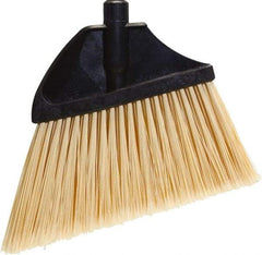 O-Cedar - 13" Wide, Beige PET Bristles, Angled Broom - Flagged - Americas Tooling