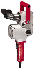 Milwaukee Tool - 1/2" Keyed Chuck, 300 & 1,200 RPM, Pipe Handle Electric Drill - Americas Tooling