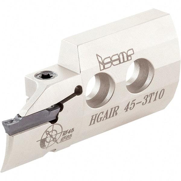 Iscar - 3" Groove Width, 2mm Max Depth of Cut, Left Hand Cut, HGAI Indexable Grooving Blade - HGN-C, HGPL Insert Style, Series Heliface - Americas Tooling