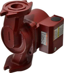 Bell & Gossett - 1/40 hp, 5-9/16" Long, 1 Phase, Cast Iron Housing, Polypropylene Impeller, Inline Circulator Pump - 115 Volt, 60 Hz, 6-3/8" Flange Width, Bell & Gossett Part No. 103267, 150 Max psi, ODP Motor - Americas Tooling