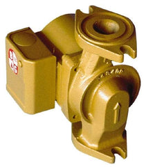 Bell & Gossett - 1/40 hp, 5-1/16" Long, 1 Phase, Brass Housing, Noryl Impeller, Inline Circulator Pump - 115 Volt, 60 Hz, 6-1/8" Flange Width, Bell & Gossett Part No. 103261, 150 Max psi, ODP Motor - Americas Tooling