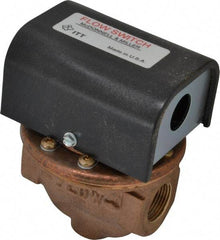 McDonnell & Miller - 100 psi, Brass Housing, High Sensitivity Flow Switch - 0.12 Flow Set Point, 0.12 to 2.5 GPM - Americas Tooling