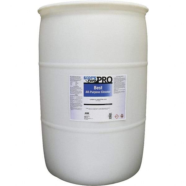 Scot's Tuff - 55 Gal Drum All-Purpose Cleaner - Liquid, Low Sudsing, Pleasant - Americas Tooling