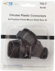 Tyco/Amp - Panel Mount Plug and Receptacle Kit - 24 to 23 AWG Compatible Wire Size - Americas Tooling